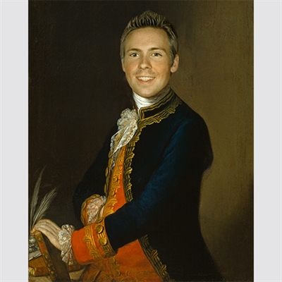 Personalized Masterpiece Portrait of Thomas from Photo,Custom Royal Portrait,by myDaVinci - myDaVinci